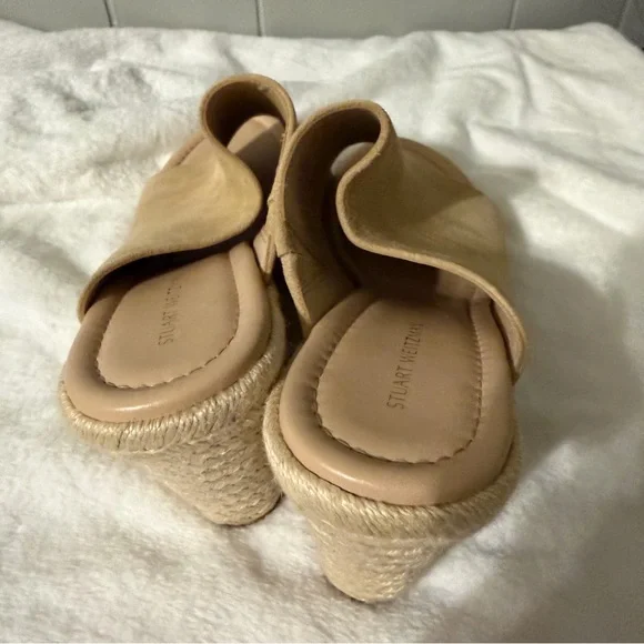 Stuart Weitzman Espadrille Wedge Sandals - Picture 5 of 9